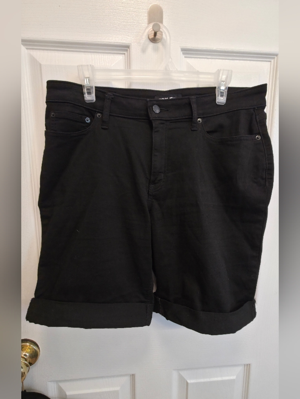 Black Women's DKYN Cuffed Shorts